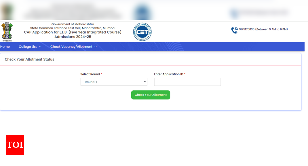 You are currently viewing MH CET 5-Year LLB Counselling 2024 Round 1 Seat Allotment Result Out: Direct Links to Check and Other Details