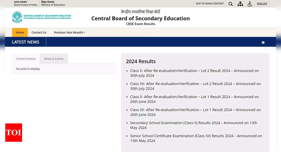 You are currently viewing CBSE Class 10, 12 re-evaluation results 2024 out at results.cbse.nic.in; Check direct links here