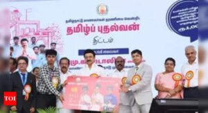 Read more about the article TN CM launches ‘Tamil Puthalvan’ scheme, to provide Rs 1,000 monthly aid to college boys