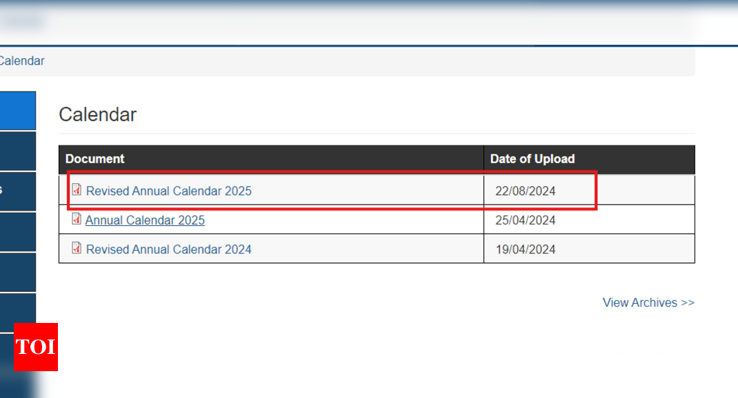 You are currently viewing UPSC calendar 2025 revised: Check new exam dates here