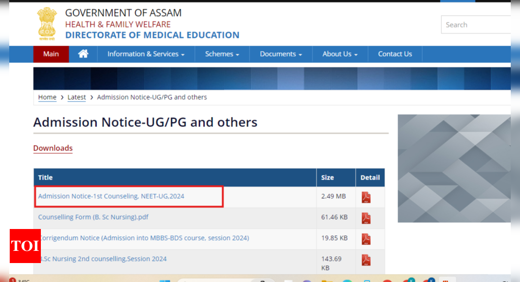 You are currently viewing Assam NEET UG Counselling 2024 Round 1 seat allotment result out: Check direct link here