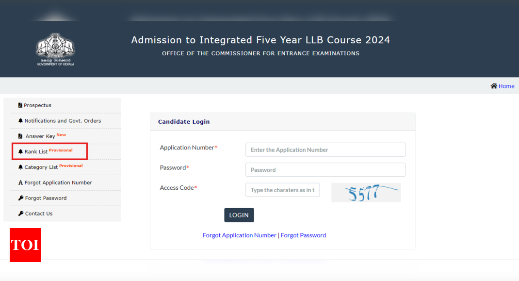 You are currently viewing KLEE 5-year LLB rank list 2024 out on cee.kerala.gov.in: Check direct link to download here