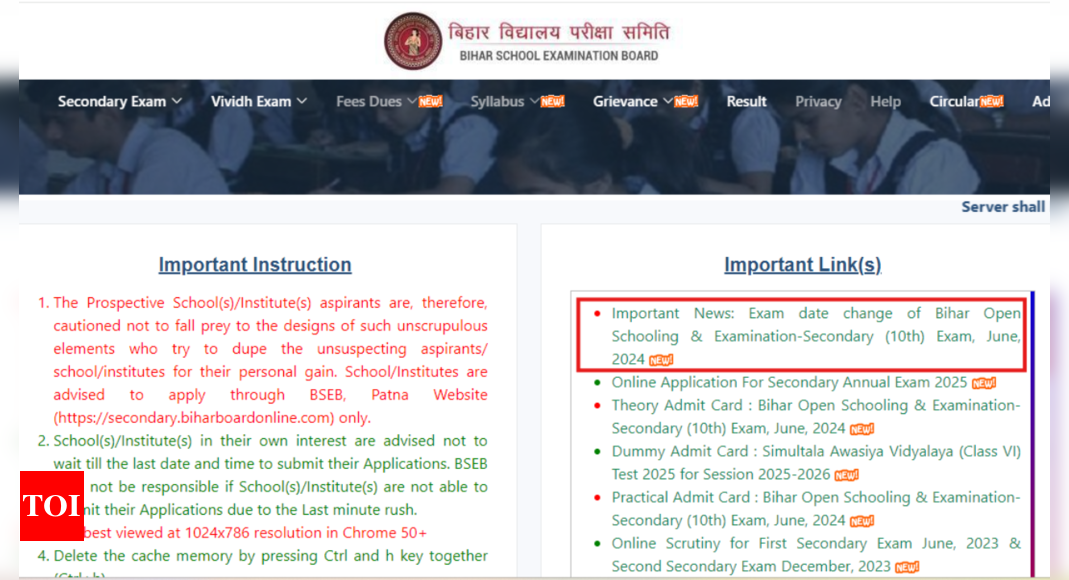 You are currently viewing Bihar BBOSE Class 10 exam date revised for September 25 exam, check rescheduled date here