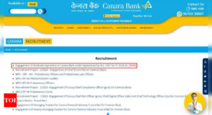 Read more about the article Canara Bank Recruitment 2024: Application For 3000 Apprenticeship Posts To Begin On Sept 21