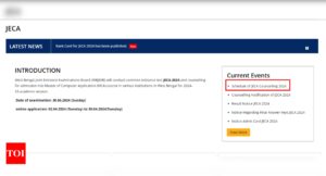Read more about the article WB JECA counselling schedule 2024 out at wbjeeb.nic.in: Direct link to check here
