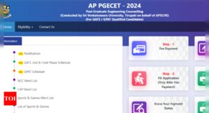 Read more about the article AP PGECET 2024 counselling registration for Phase 2 begins: Check direct link here