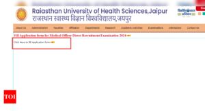 Read more about the article RUHS Medical Officer Recruitment 2024 registrations are underway for 1220 posts at old.ruhsraj.org: Direct link to apply here