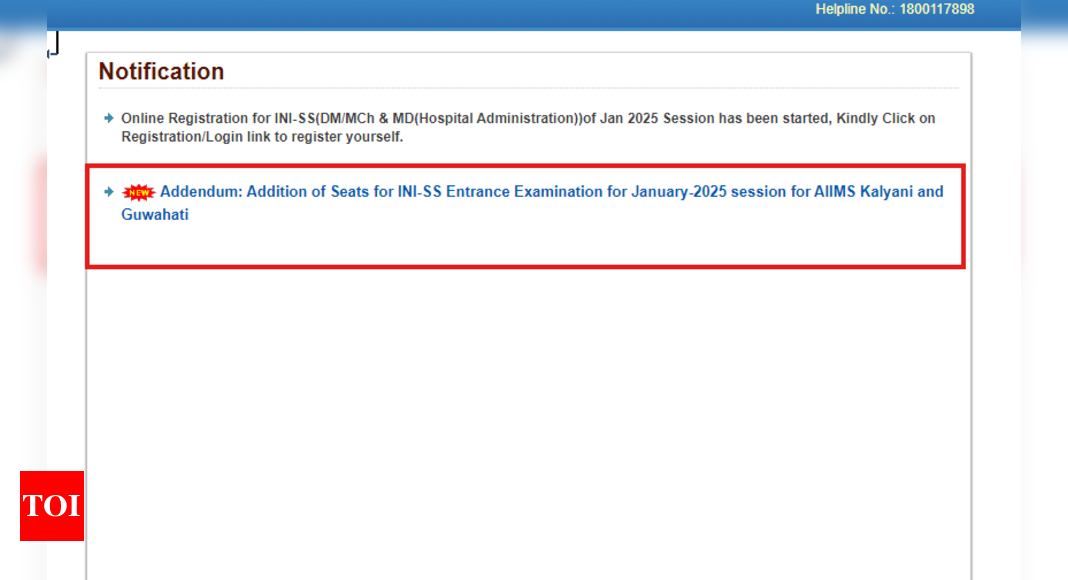 You are currently viewing AIIMS Kalyani, Guwahati add new seats to INI-SS January 2025: Check revised seat matrix, direct link to apply here