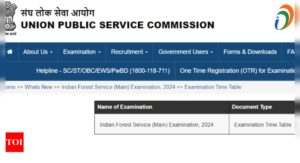 Read more about the article UPSC IFS Mains exam date 2024 announced: Check full schedule here