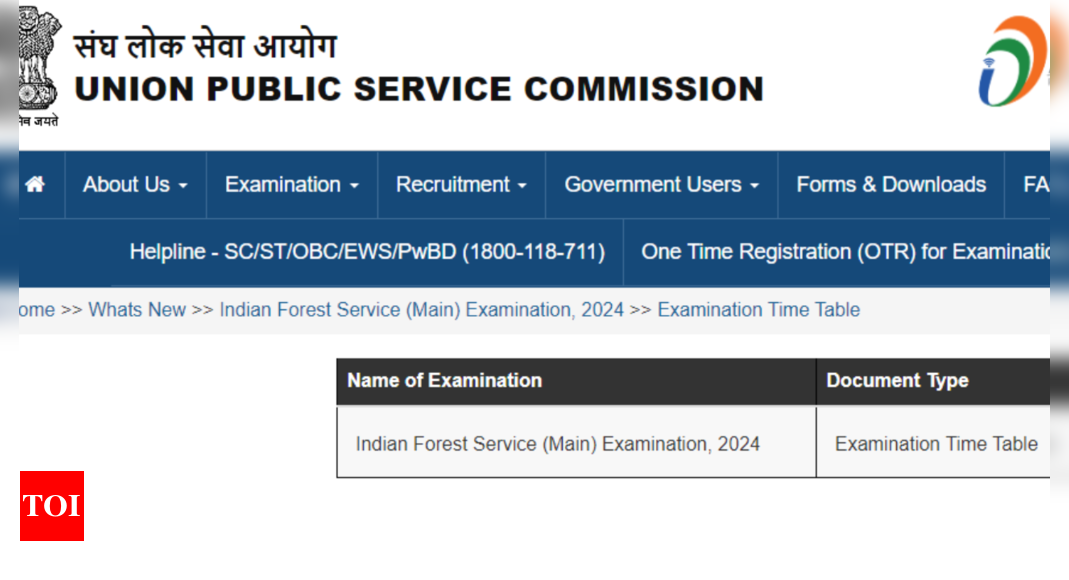 You are currently viewing UPSC IFS Mains exam date 2024 announced: Check full schedule here