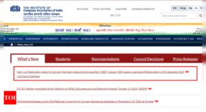 Read more about the article ICSI CSEET January 2025 session registration begins: Check direct link here