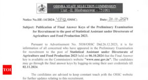 Read more about the article OSSC CGL 2024 final answer key out for prelims exam: Check direct link here