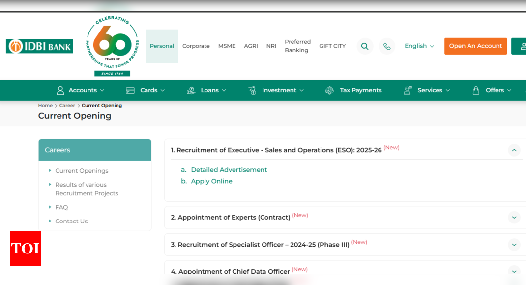 Read more about the article IDBI ESO 2024 Registration Begins at idbibank.in: Direct Link to Apply for 1000 Vacancies